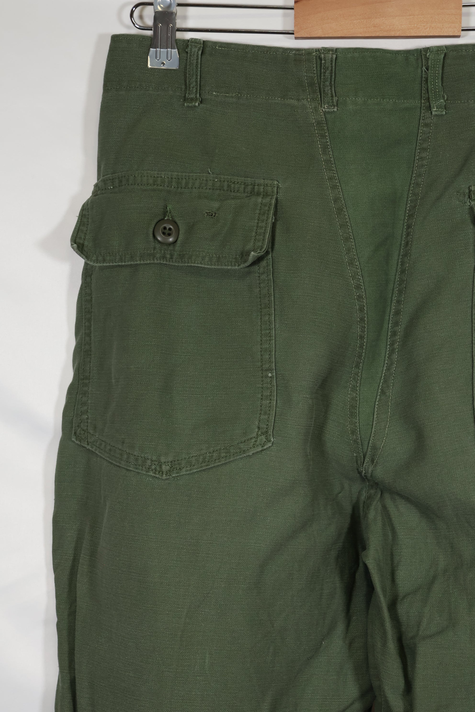 1960's lot OG-107 utility pants, baker pants, no size tag, used.