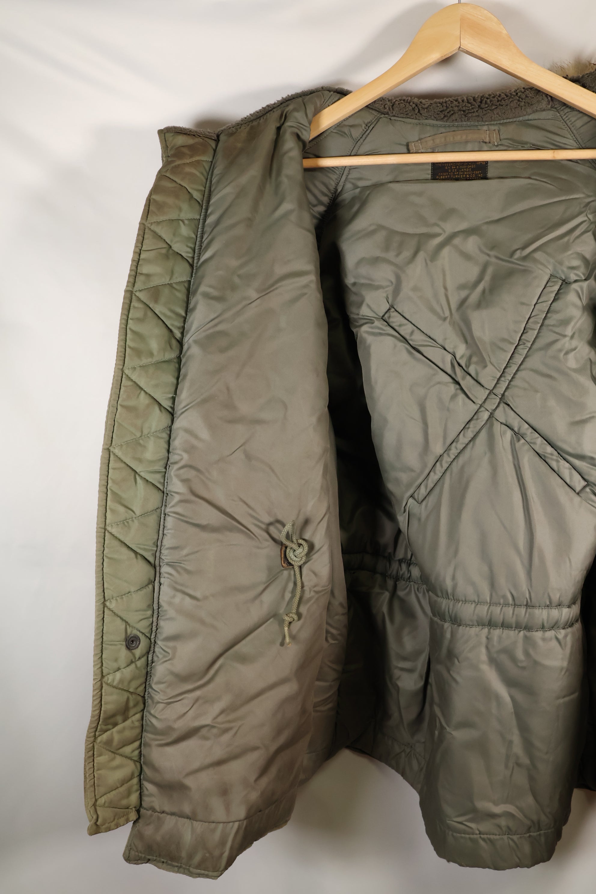 1950s LARGE USAF N-3B Aircrew Flight Jacket Ground Crew Used