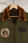 1940s CBI locally made B-15 flight jacket, used.