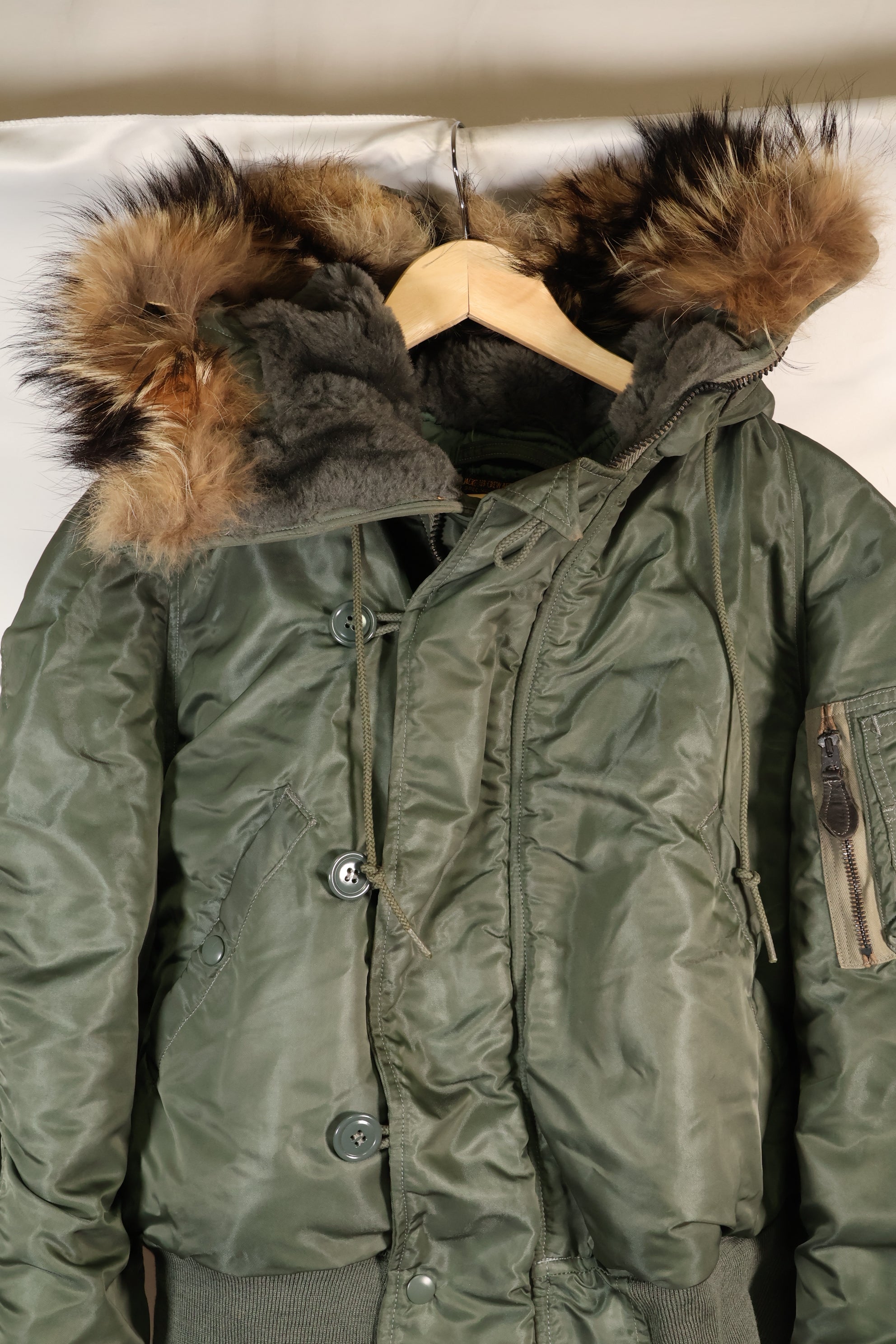 1962 Contract MEDIUM N2-B Flight Crew Flight Jacket Heavy Zone Used