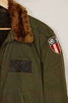 1940s CBI locally made B-15 flight jacket, used.