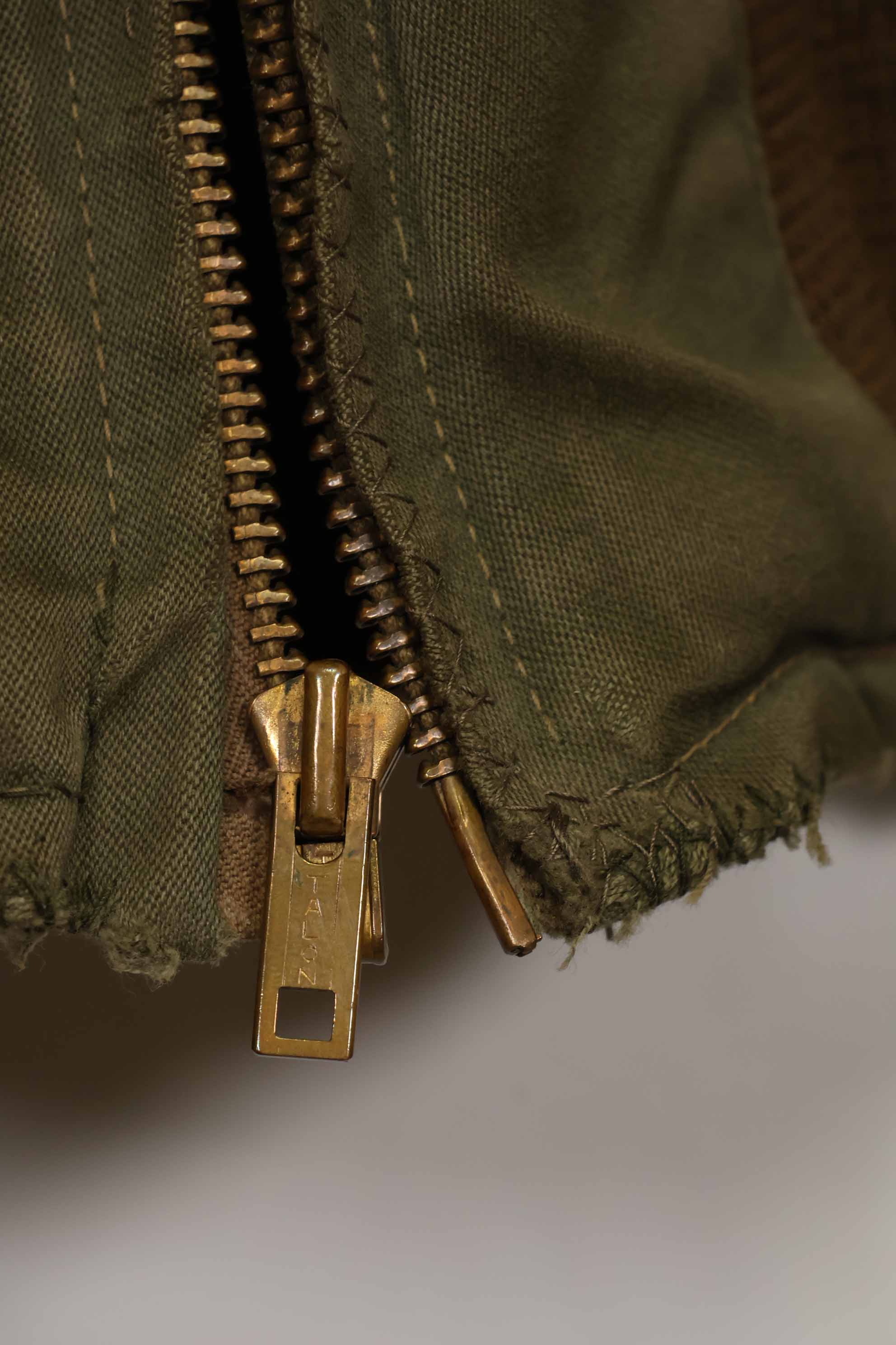 1940s CBI locally made B-15 flight jacket, used.