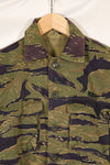 Real A-M Tiger Stripe Shirt Short Sleeve Custom Gold Tiger Derivative Pattern Used