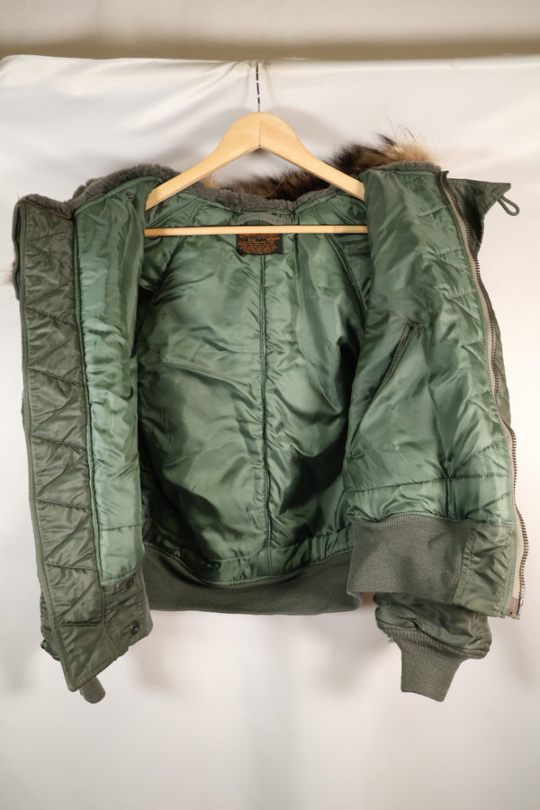 1962 Contract MEDIUM N2-B Flight Crew Flight Jacket Heavy Zone Used