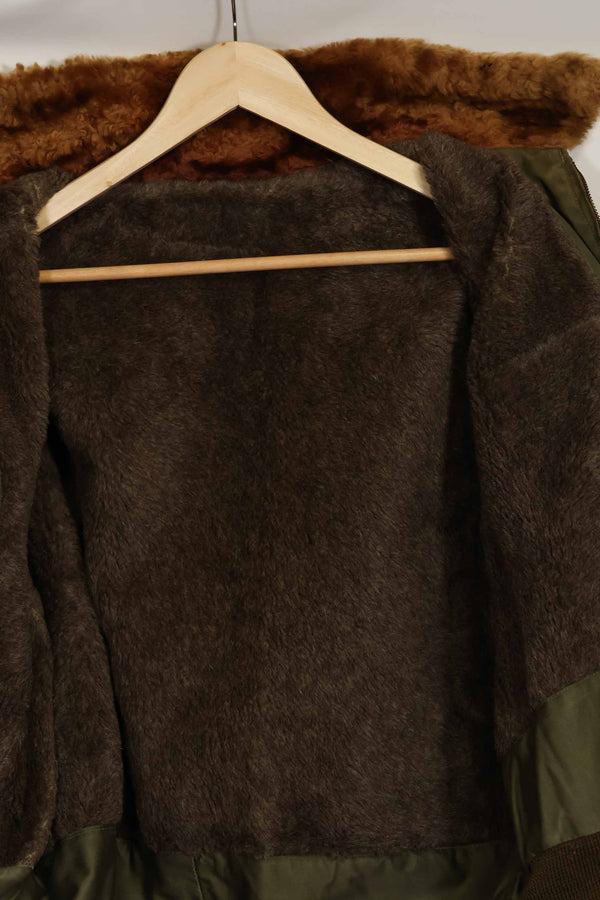 1940s CBI locally made B-15 flight jacket, used.
