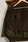 1940s CBI locally made B-15 flight jacket, used.