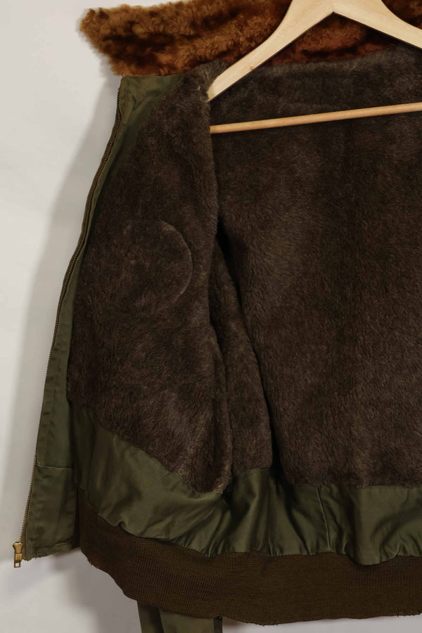 1940s CBI locally made B-15 flight jacket, used.