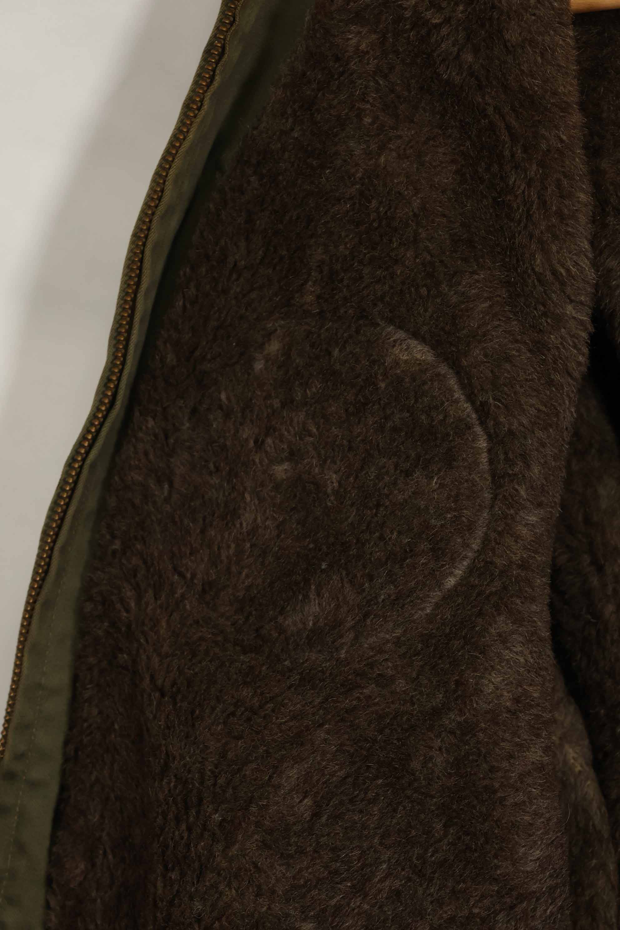 1940s CBI locally made B-15 flight jacket, used.