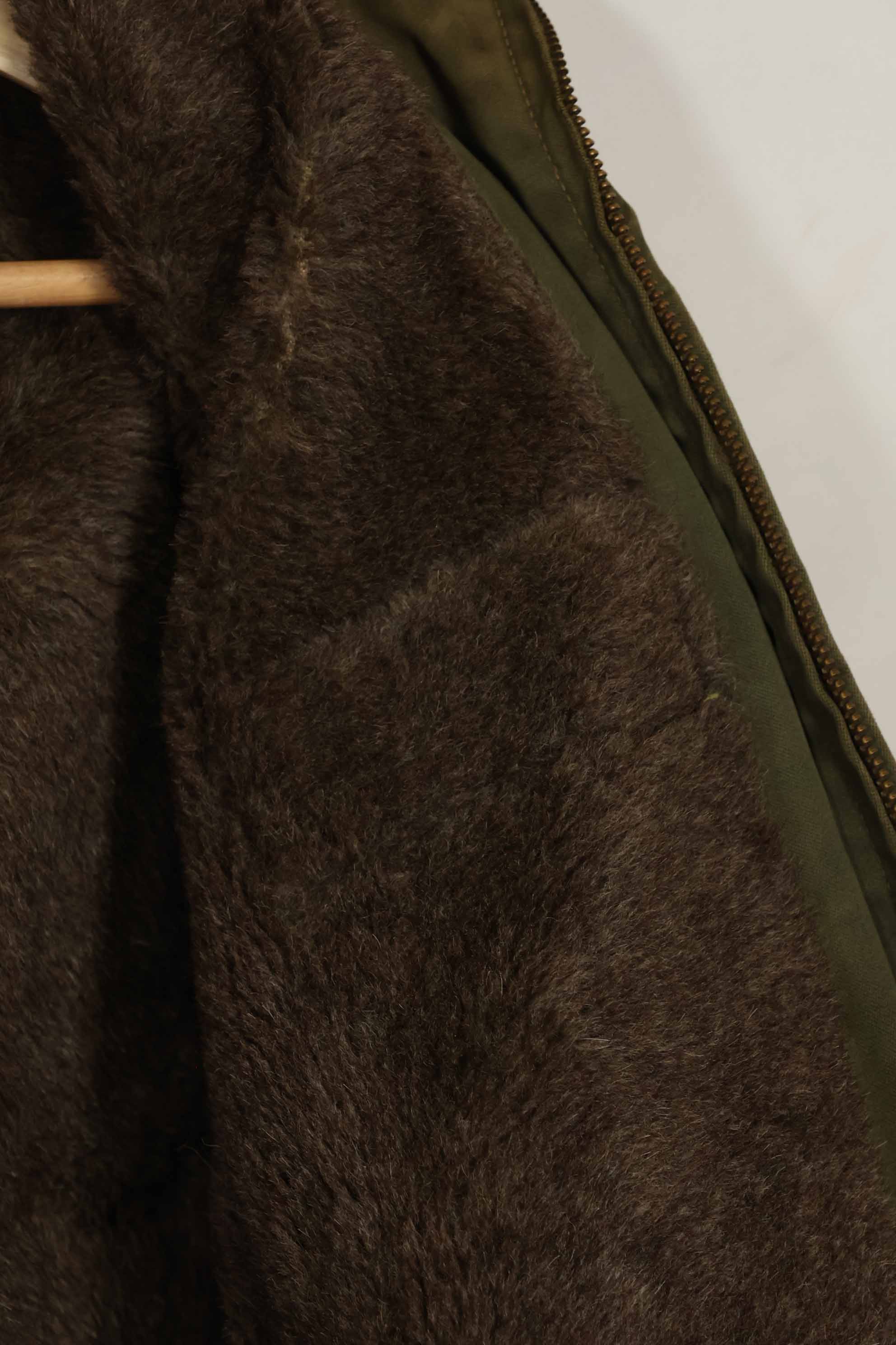 1940s CBI locally made B-15 flight jacket, used.