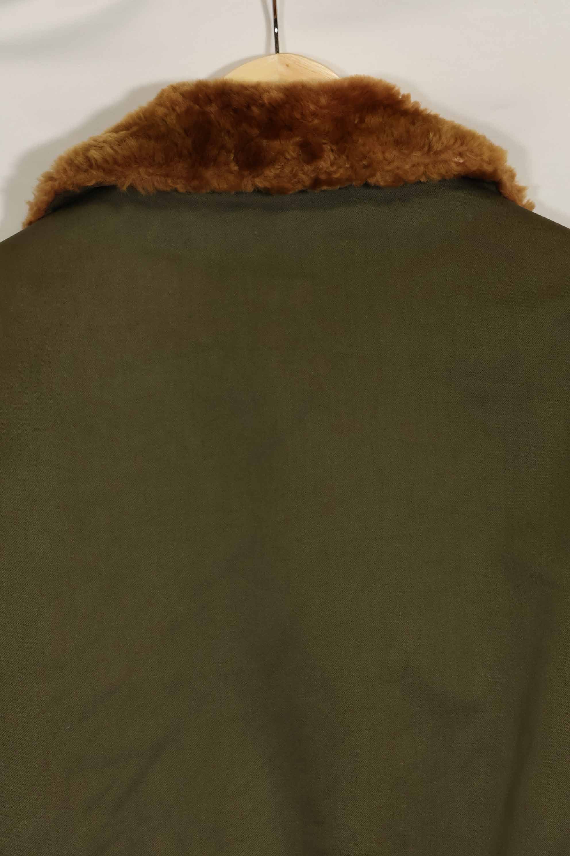 1940s CBI locally made B-15 flight jacket, used.