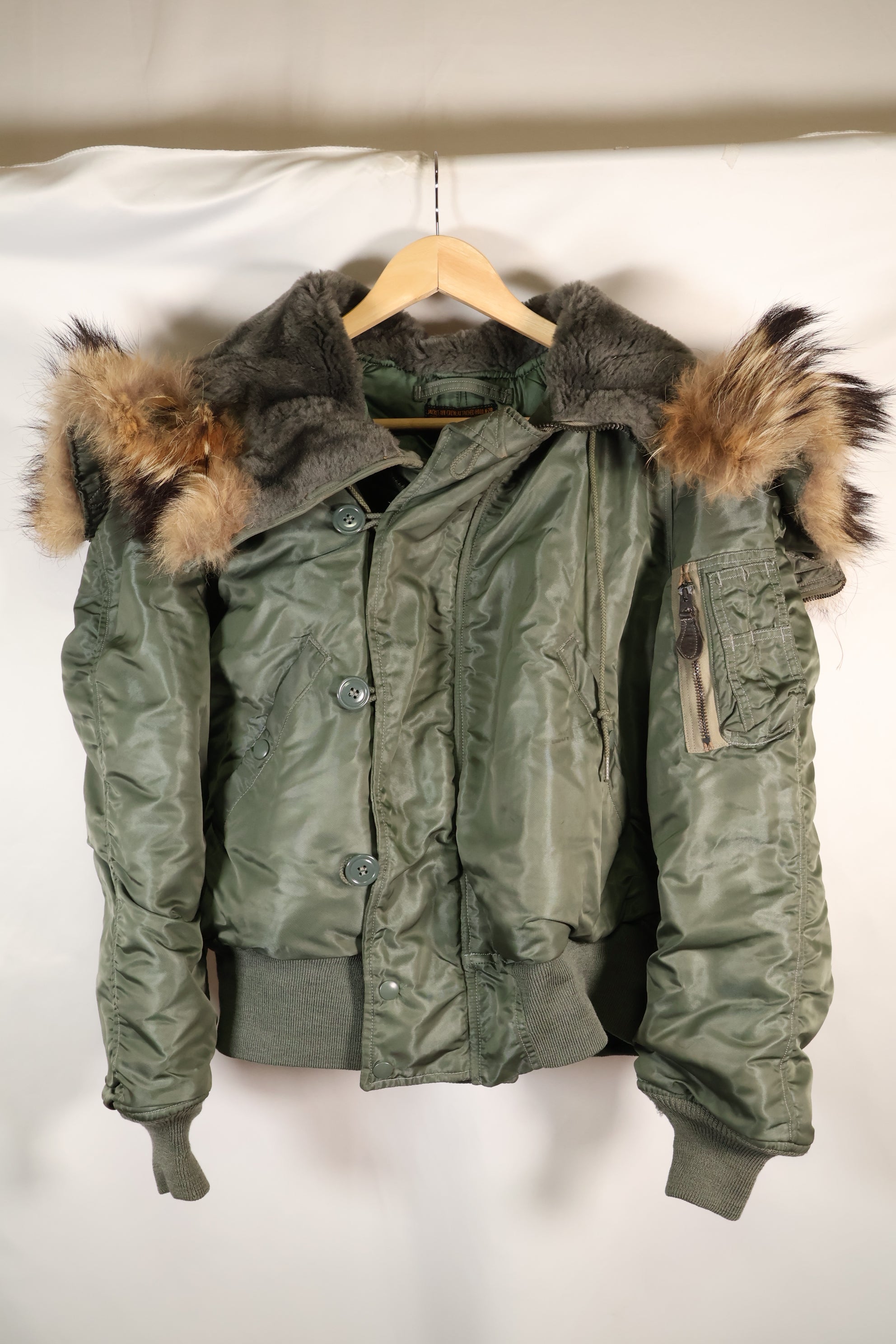 1962 Contract MEDIUM N2-B Flight Crew Flight Jacket Heavy Zone Used