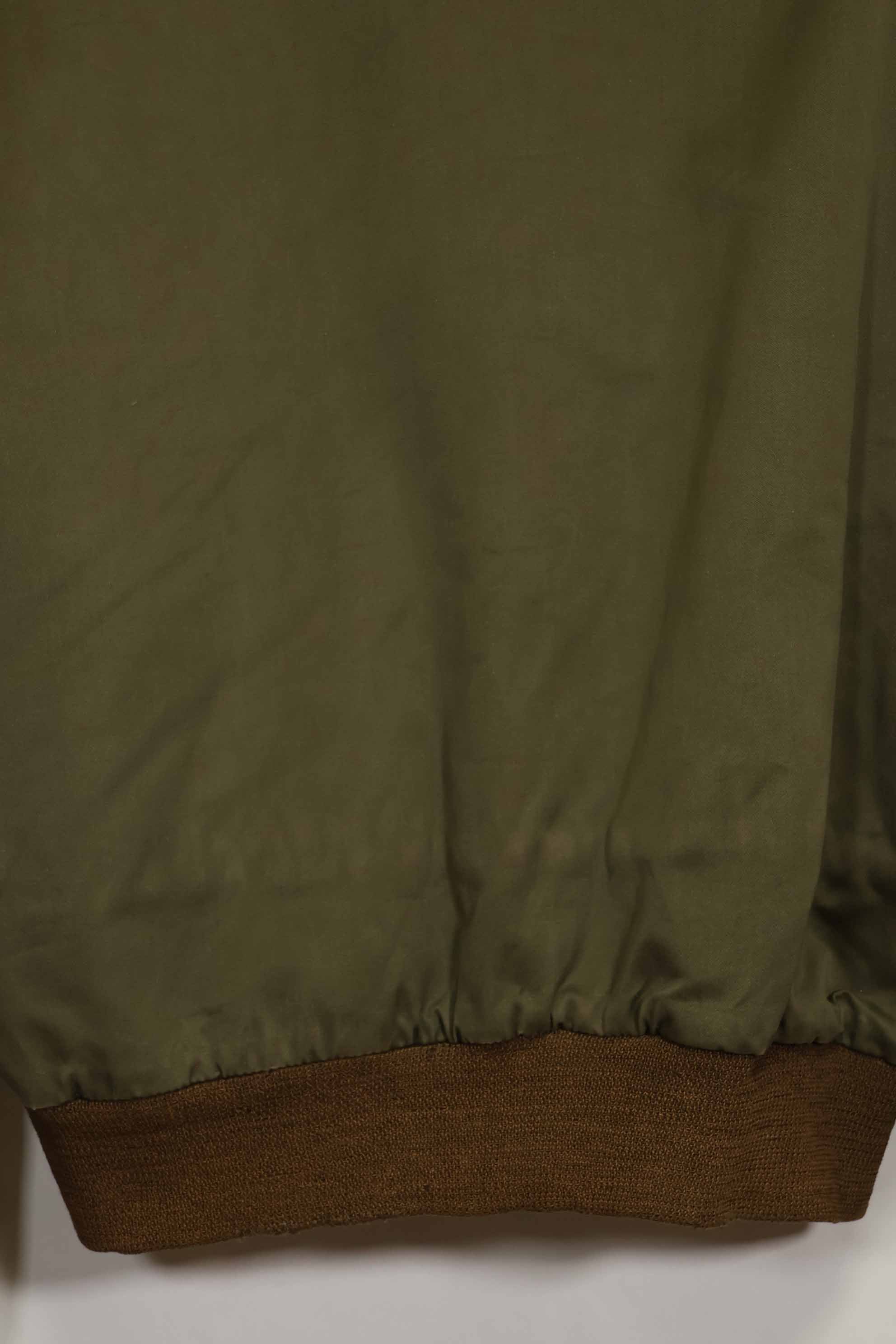 1940s CBI locally made B-15 flight jacket, used.