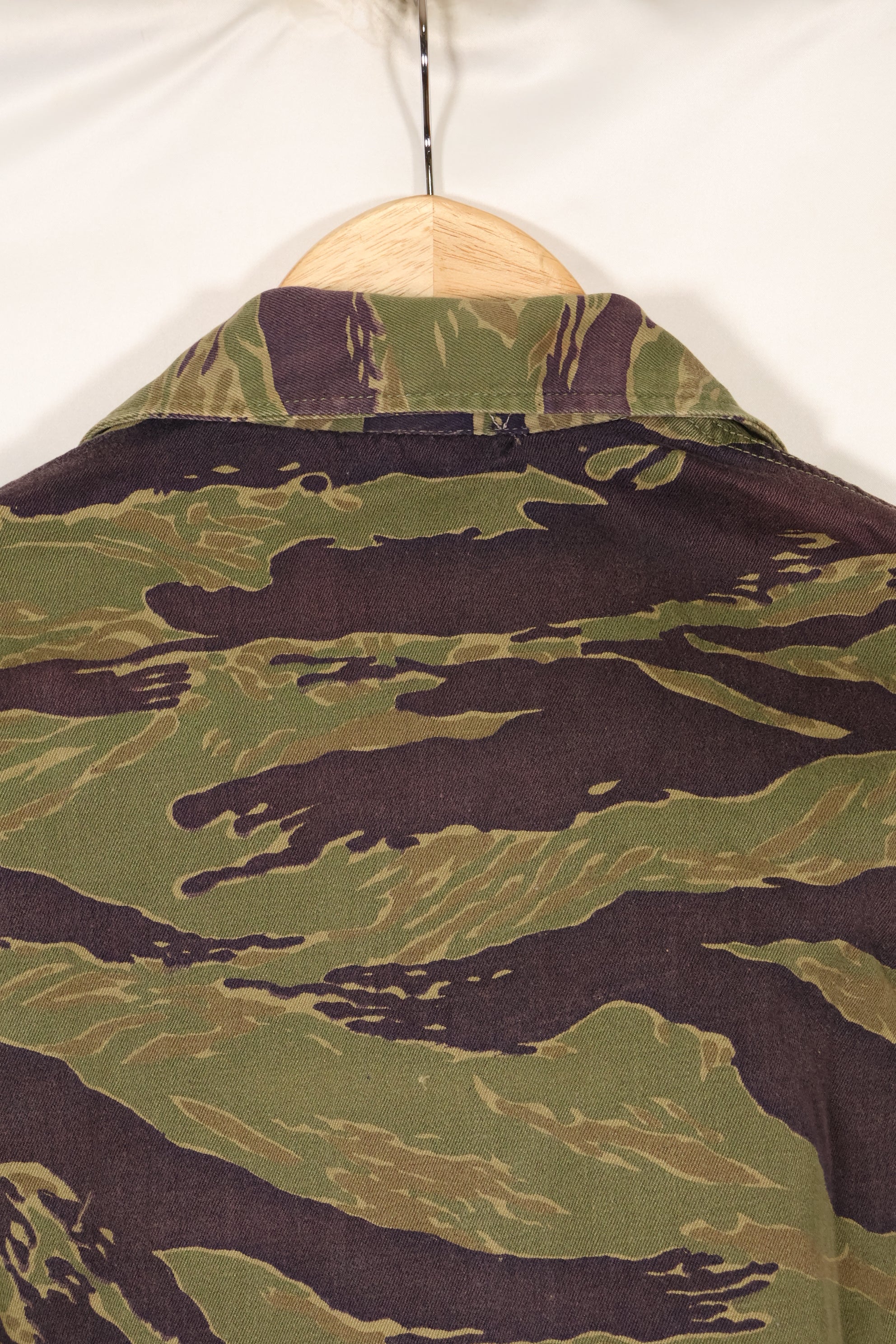 Real A-M Tiger Stripe Shirt Short Sleeve Custom Gold Tiger Derivative Pattern Used