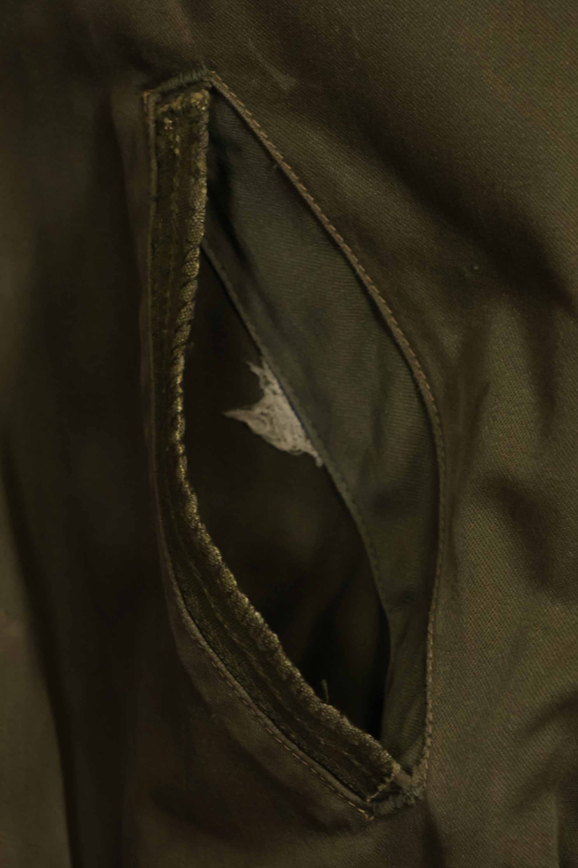 1940s CBI locally made B-15 flight jacket, used.
