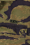 Real A-M Tiger Stripe Shirt Short Sleeve Custom Gold Tiger Derivative Pattern Used