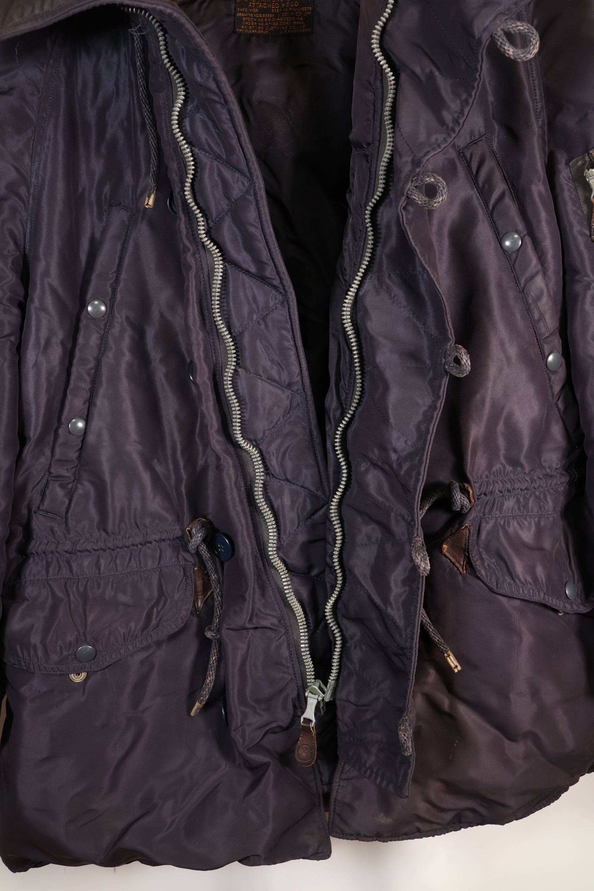 1950's MEDIUM USAF N3-A Flight Jacket Aircrew, faded, used.