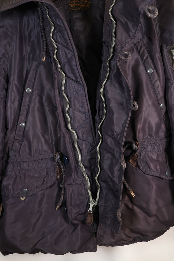 1950's MEDIUM USAF N3-A Flight Jacket Aircrew, faded, used.