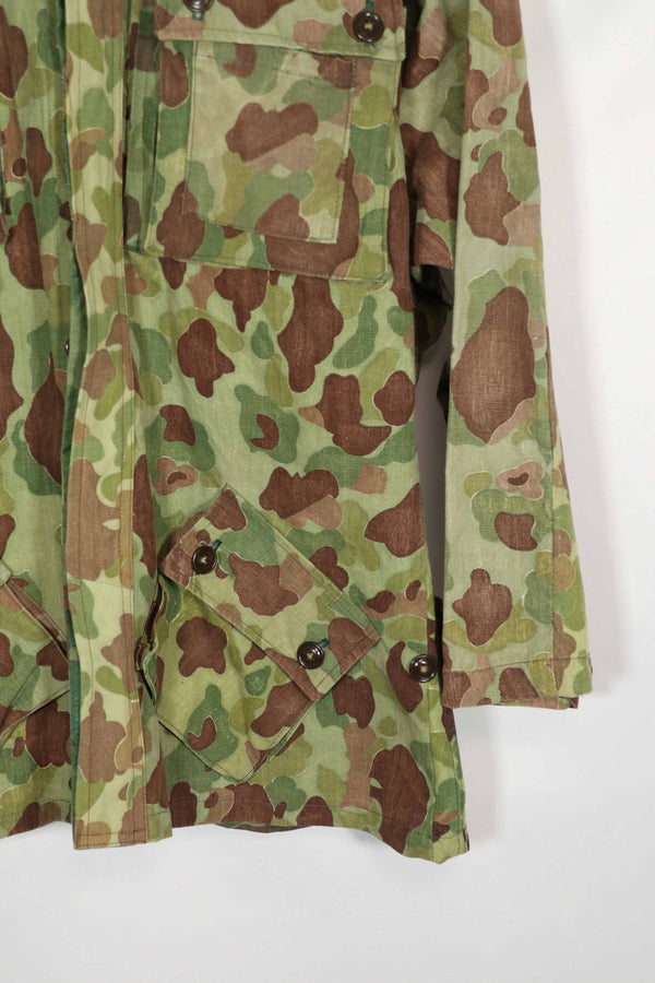 Real Fabric Frogskin Camouflage French Army Airborne Jacket Reproduction Duck Hunter Used