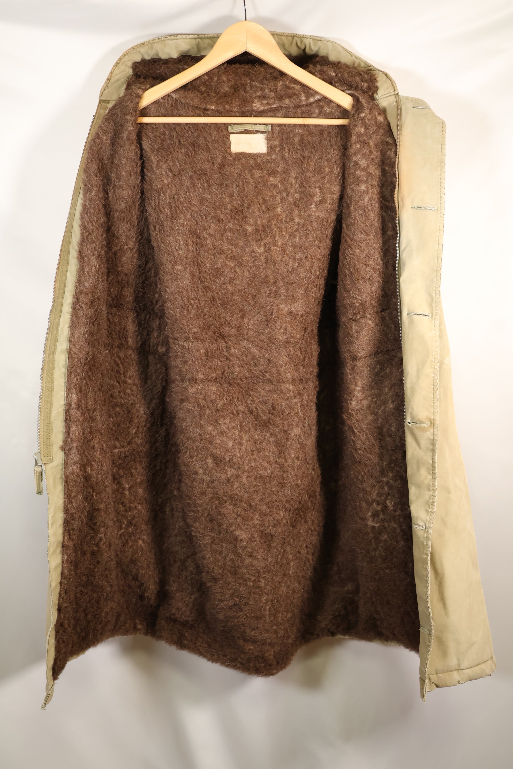 1940's U.S. Navy Deck Coat Parka BB-61 USS IOWA Used