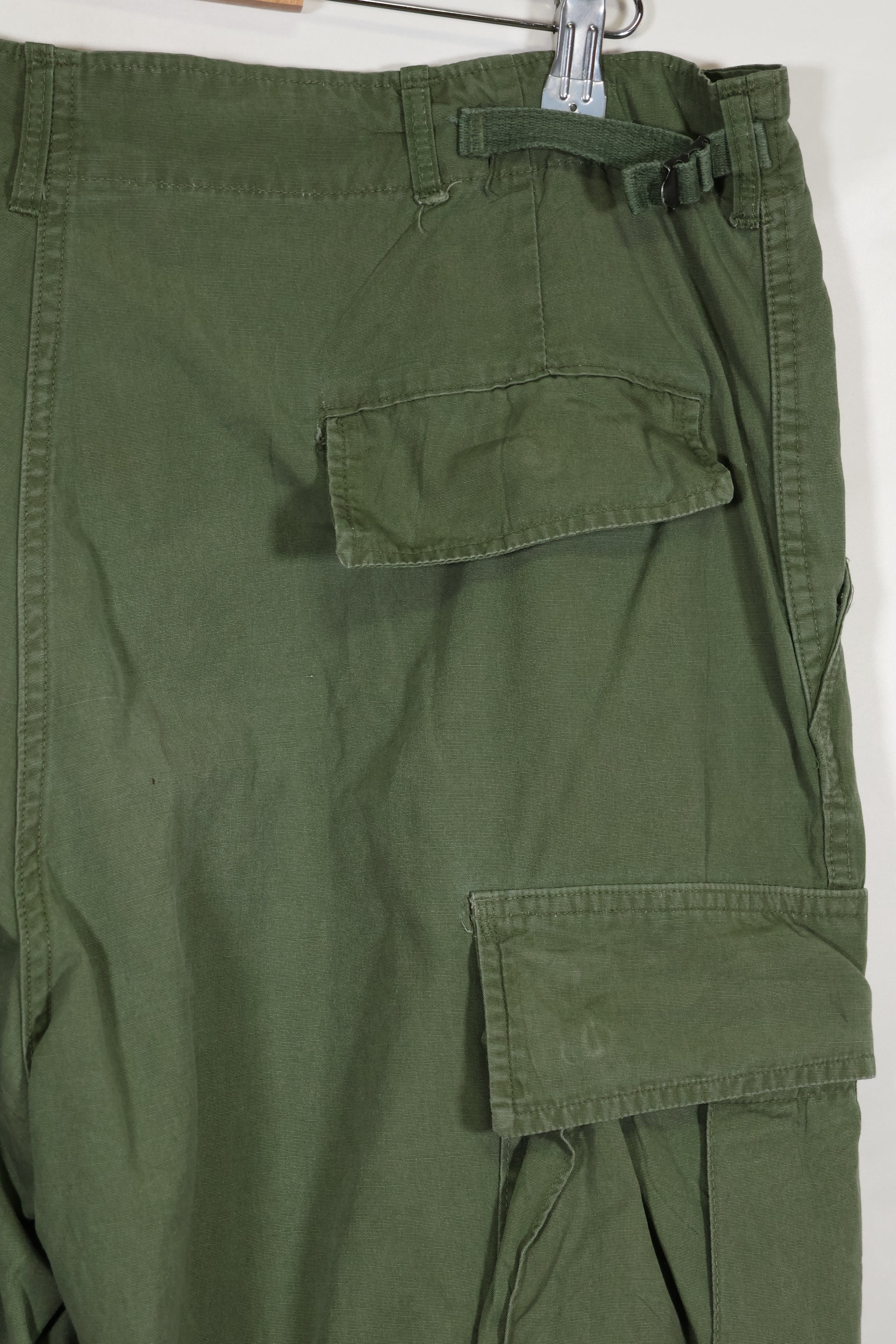 1967 3rd Model Non Ripstop Jungle Fatigue Pants L-R Used