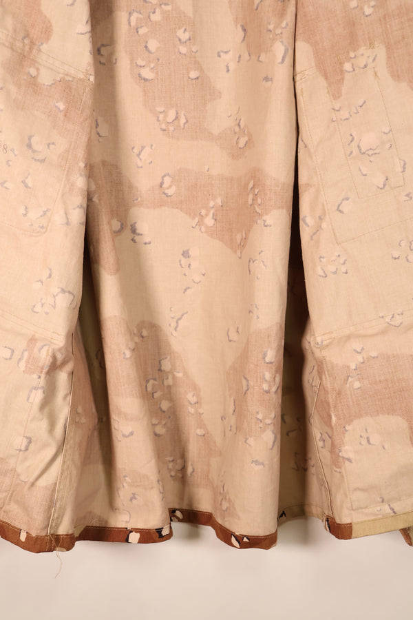 1990 Contract, M-S, 6C Desert Pattern, Chocolate Chip Camo Jacket, Late Model, Used, Grade B