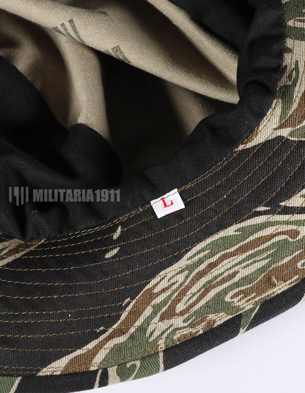 50% OFF [SCHEDULED TO SHIP MID-Nov] MADE IN OKINAWA CISO Cut Silver Tiger Stripe Boonie Hat