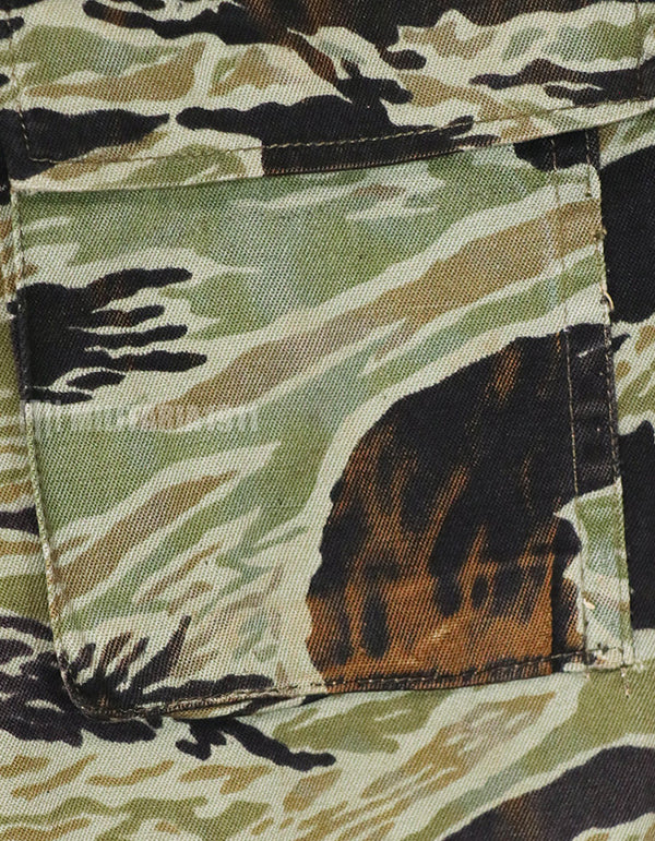 Real VNMC pattern tiger stripe jacket, faded and stained.