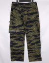 Real TO78 Okinawa Tiger Tiger stripe pants, damaged, real, fabric in good condition.