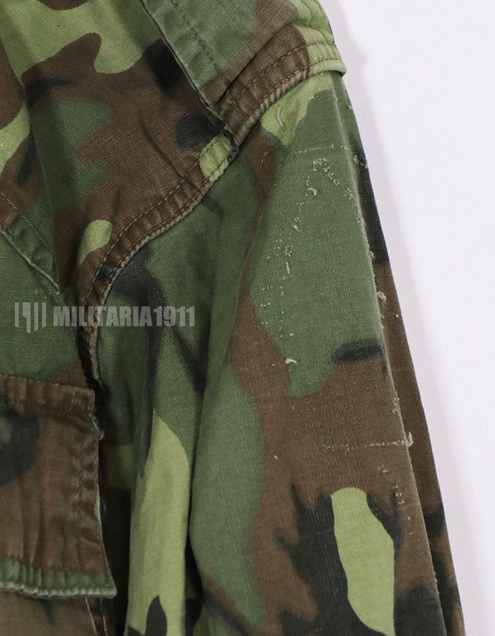 Real Poplin ERDL M59 ARVN shirt, rare, good condition, patch marks.