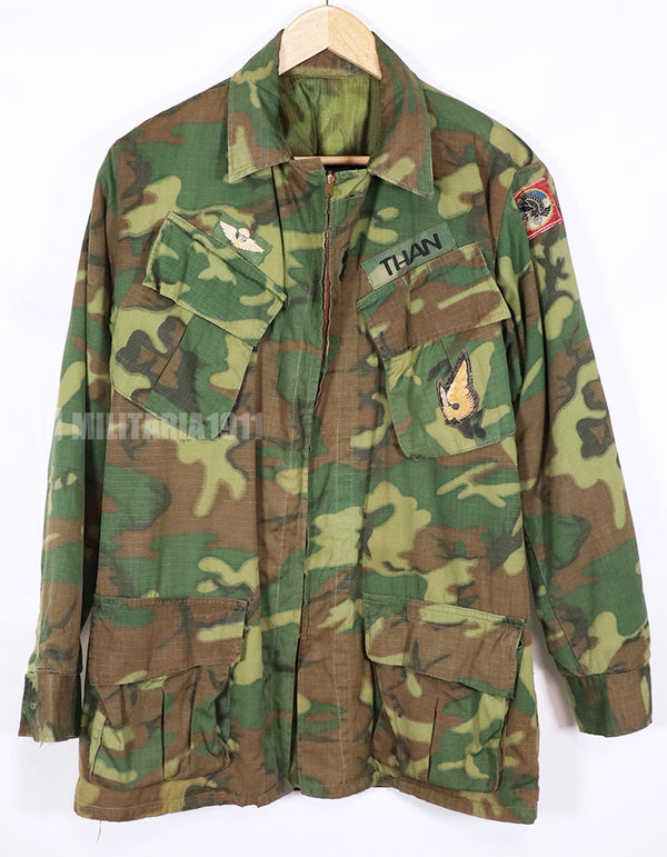 Real ARVN ERDL Field Jacket, privately procured, patch retrofitted.