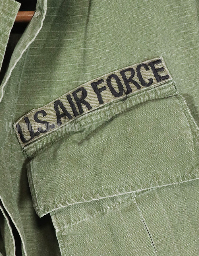 Real U.S. Air Force Thailand Stationed Souvenir Hat & 4th Model Fatigue Jacket Set