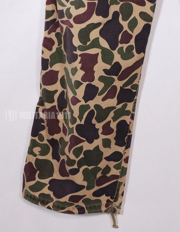 Real CIDG BEOGUM camouflage pants, size tag unidentifiable, used.