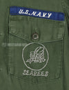 Real 1967 OG-107 Utility Shirt, US Navy, used.