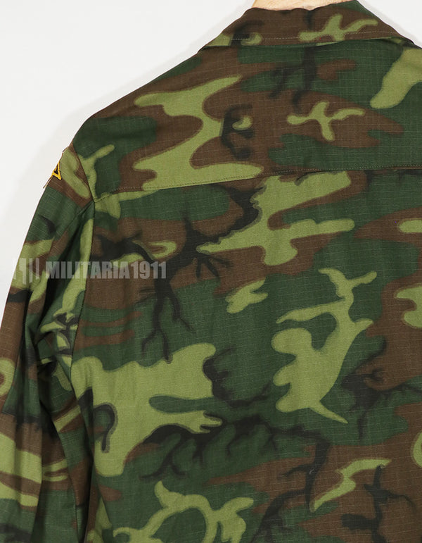 Real 1968 Ripstop ERDL Jungle Fatigue S-L 101 Airborne patch retrofitt