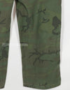 Real ARVN Invisible Leaf Pants, zipper fly, stained, used.