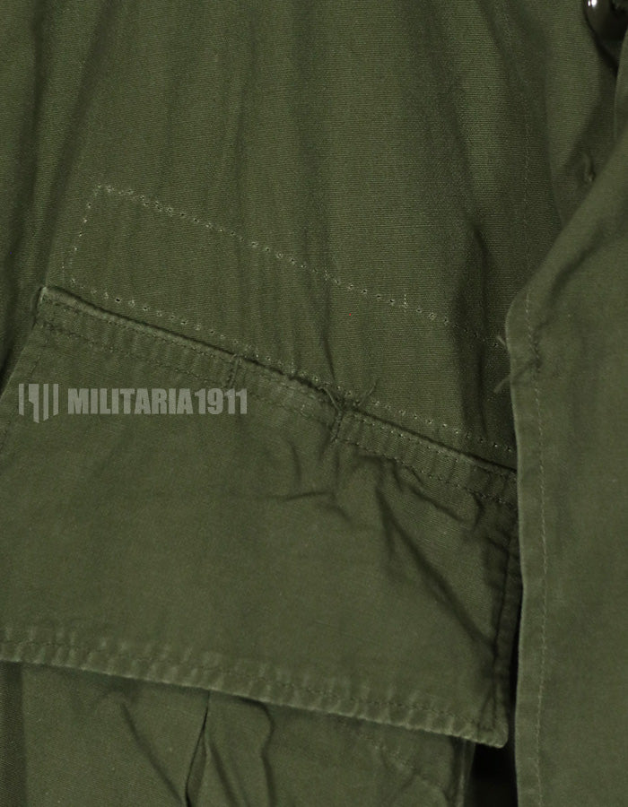 Real 2nd Model Jungle Fatigue Jacket, S-S, with patch attached afterwards, used.