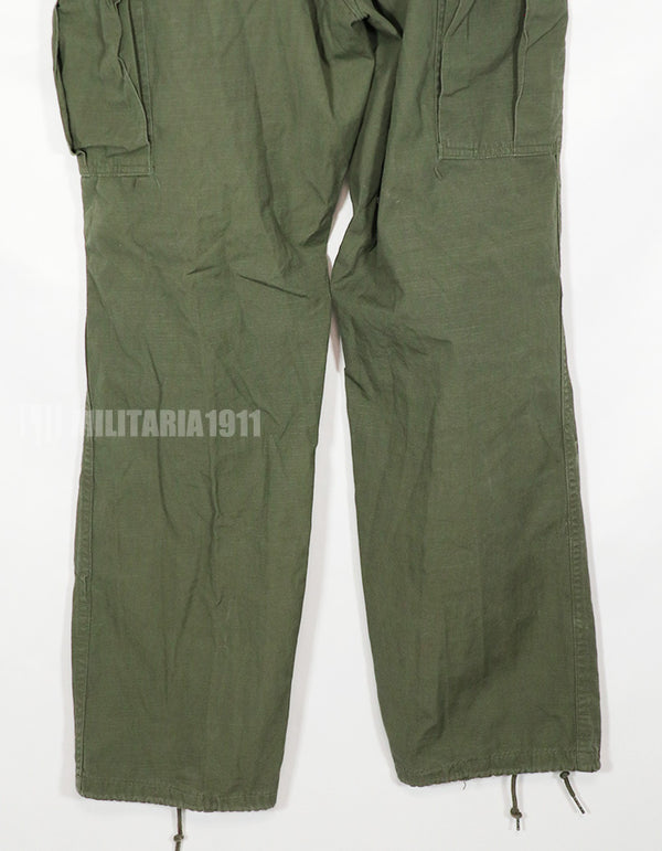 Real 1967 Ripstop 4th Model Jungle Fatigue Pants M-L Used