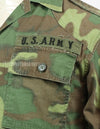 Original M59 ERDL Ripstop fabric utility shirt with patch