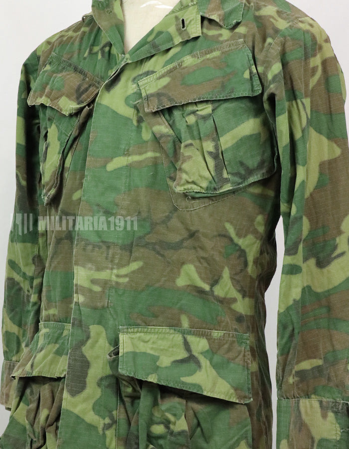 Original U.S. ERDL jungle fatigues, made in 1968, no size tag