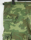 Original non ripstop fabric ERDL jungle fatigues pants, faded, scratched.