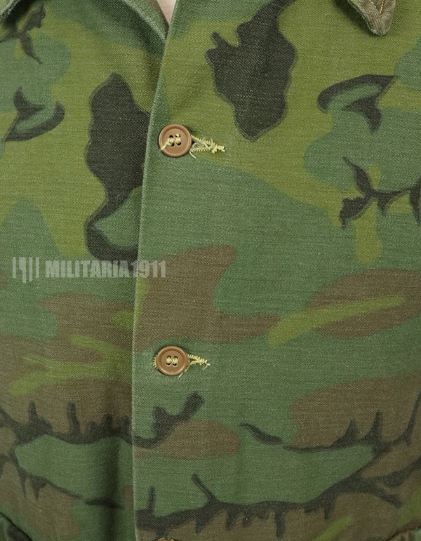 Original Vintage Civilian Hunting Jacket Individual Leaf Camouflage Used