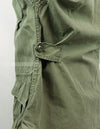 Real 2nd model jungle fatigues jacket, worn, scratched, faded.