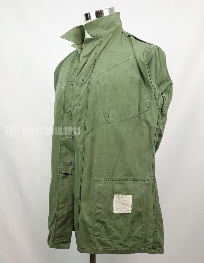 Original 3rd model, ripstop fabric, jungle fatigues, with patches, good condition, 1969 contract.