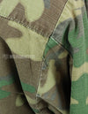 Original U.S. Army 1969 ERDL Jungle Fatigue Jacket, no lower pockets, used. Used Brown Leaf