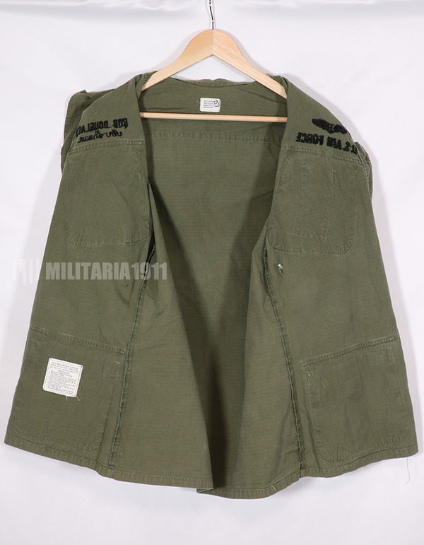 Real USAF 1969 Late Model Jungle Fatigue with direct embroidery