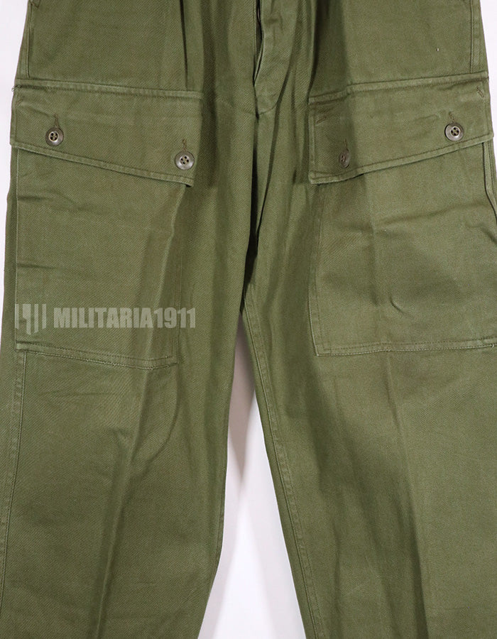 Real 1970 unused AATTV Australian Army Fatigue Pants C.G.C.F VICTORIA 1970