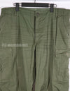 Real 1969 4th Model Jungle Fatigue Pants, size L-R, used.