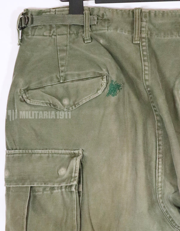 Real US Army M51 Cotton Field Pants Used Regular- Small