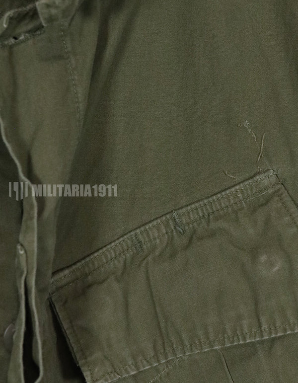 Real 3rd Model Jungle Fatigue Jacket USAF patch has removal marks