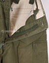 Real 1973 M65 cotton field pants, used, faded.